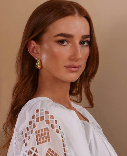 Golden Drop Earrings