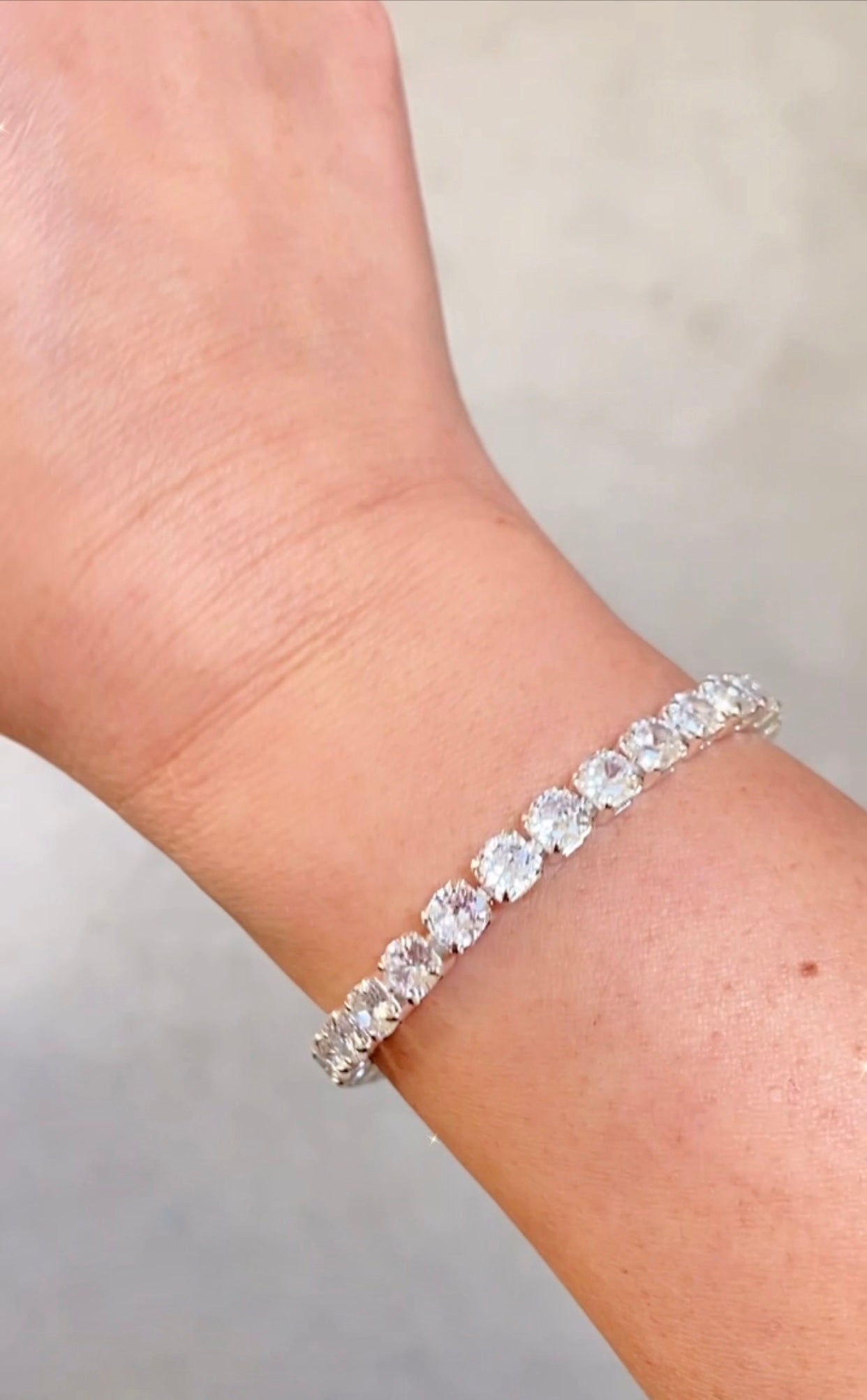 Eternity Glow Silver Bracelet