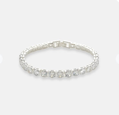 Eternity Glow Silver Bracelet